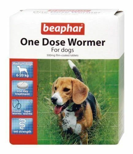 Beaphar Dogs One Dose Wormer-up To 20kg