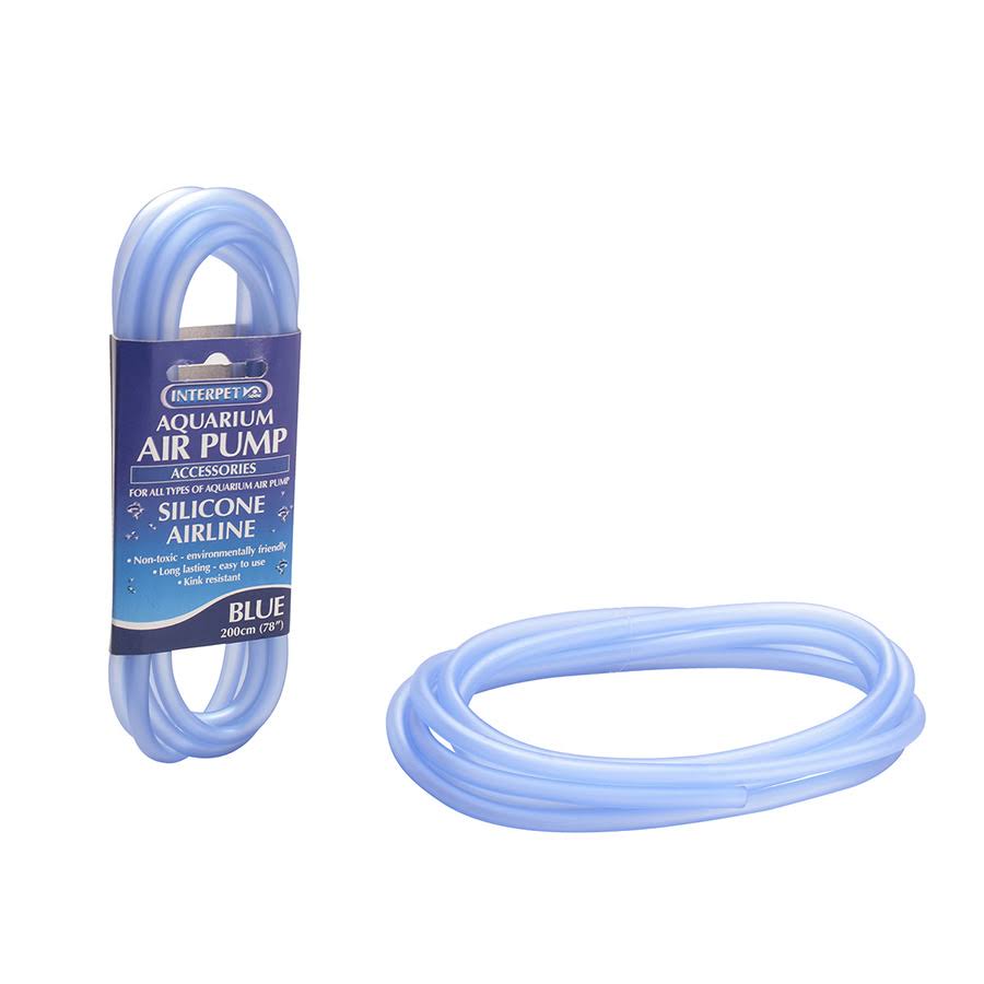 Interpet Airline Silicone Tubing Blue 2M