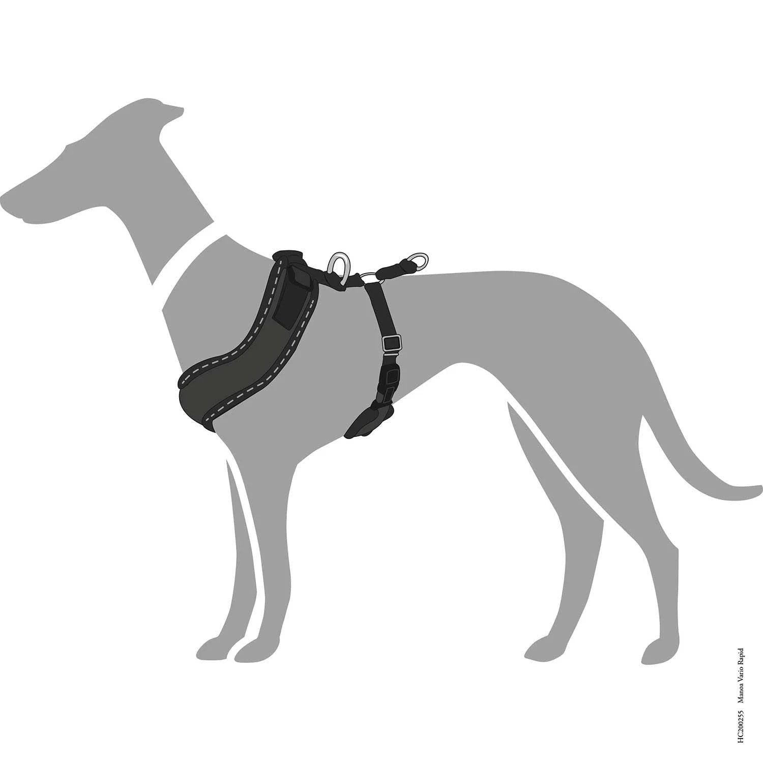 Hunter Harness Manoa Vario Rapid Black