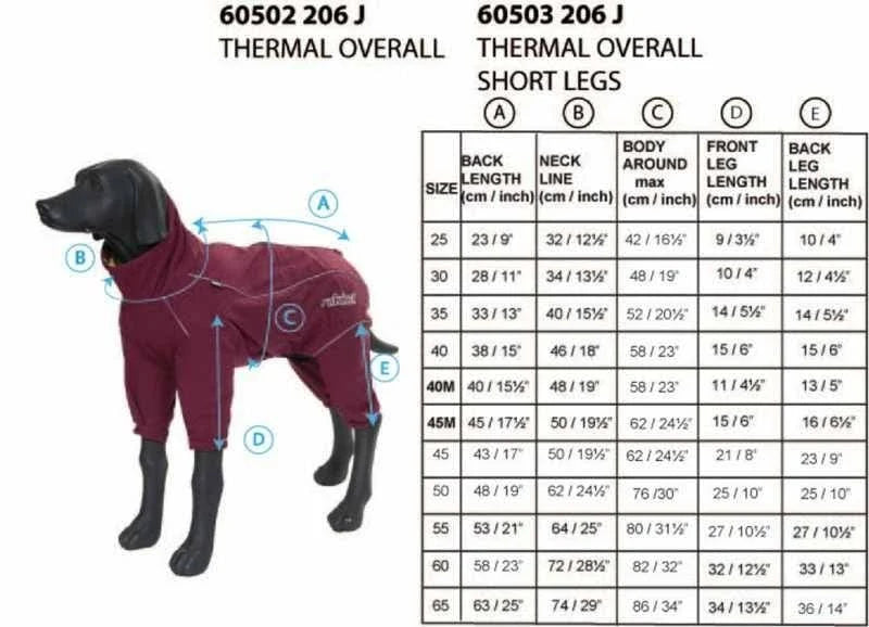 Rukka Pets Thermal Dog Overall - Short