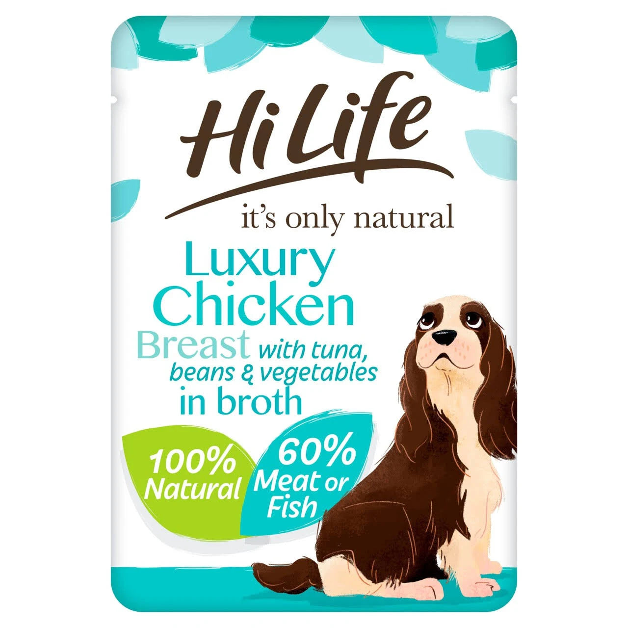HiLife It's Only Natural Chicken Breast with Tuna & Garden Vegetables in Broth 100g