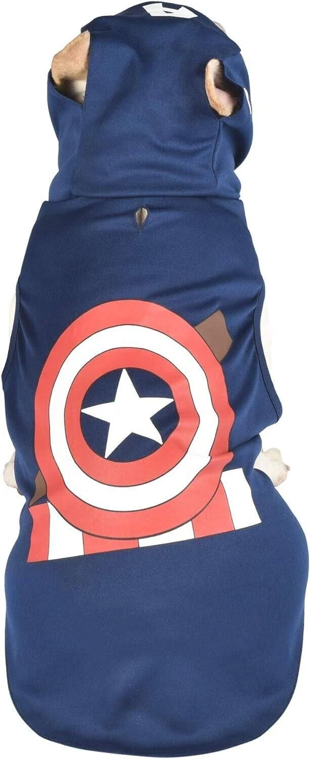 Fetch For Pets Marvel Avengers Capitan America Dog Halloween Costume XS Nwt New