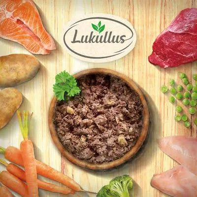 Lukullus Multibuy 24 x 800g - Salmon & Chicken