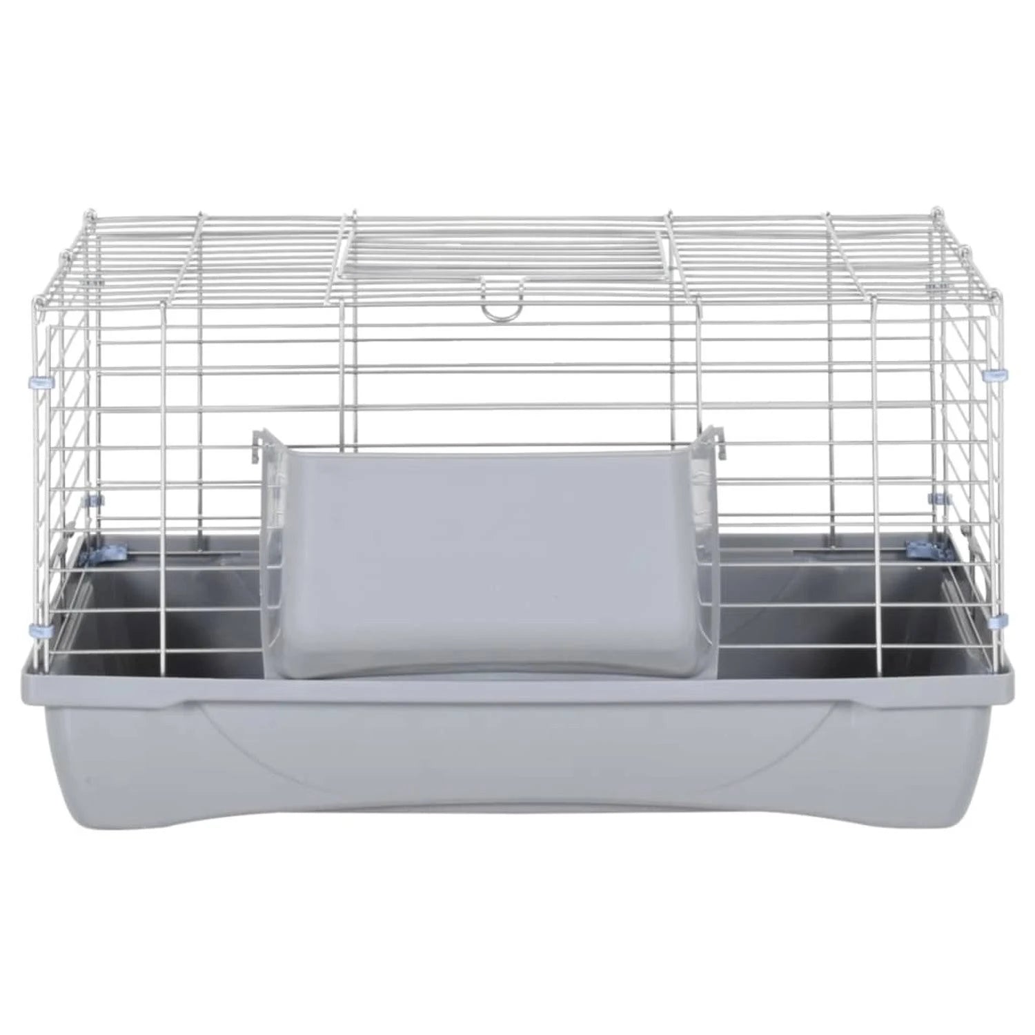 vidaXL - Small Animal Cage Grey 58x32x31 cm Polypropylene and Metal