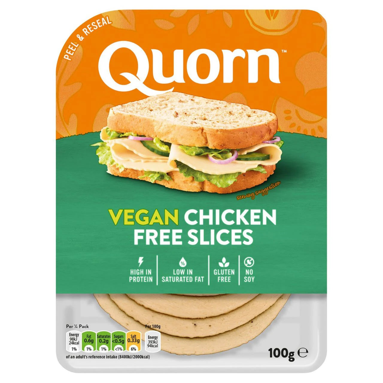 Quorn - Vegan Chicken Free Slices (100g)