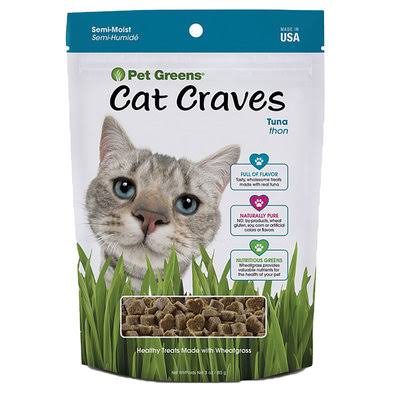 Pet Greens Cat Cravers Semi-Moist Savory Salmon Treats, 3 Ounces Per