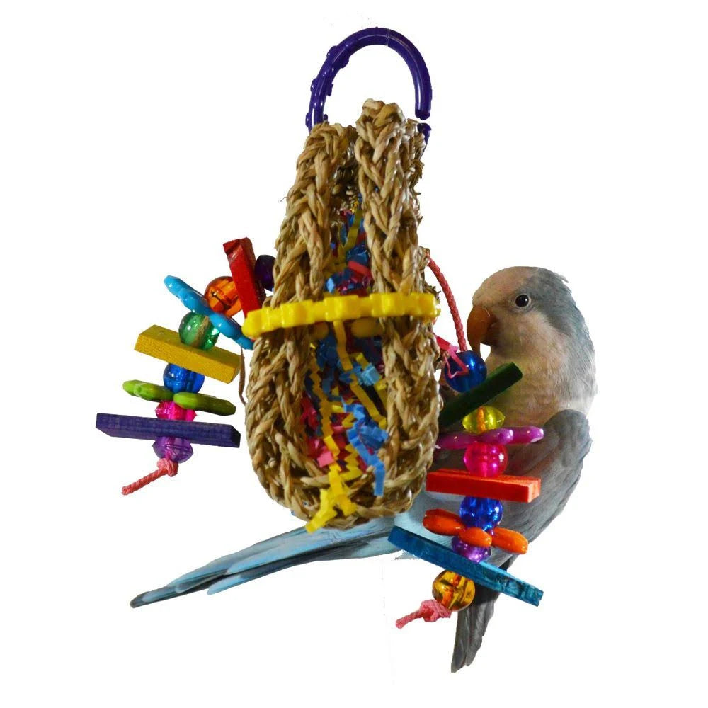 Mini Foraging Pouch Small Bird Forager | Scarlettsparrotessentials