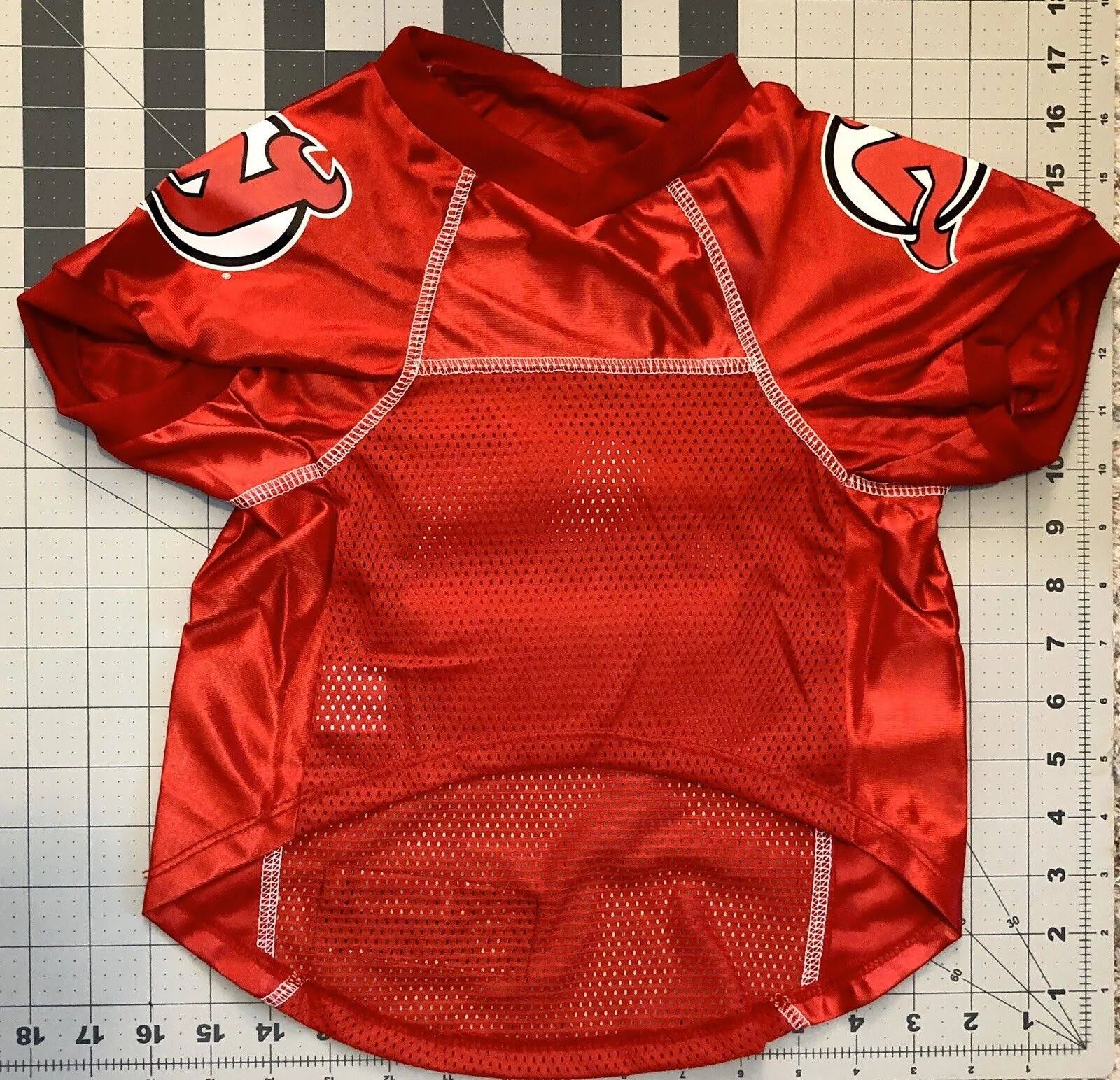 Jersey Devils Pet Gear Dog’s Mesh Hockey Jersey Size L Nhl Licensed