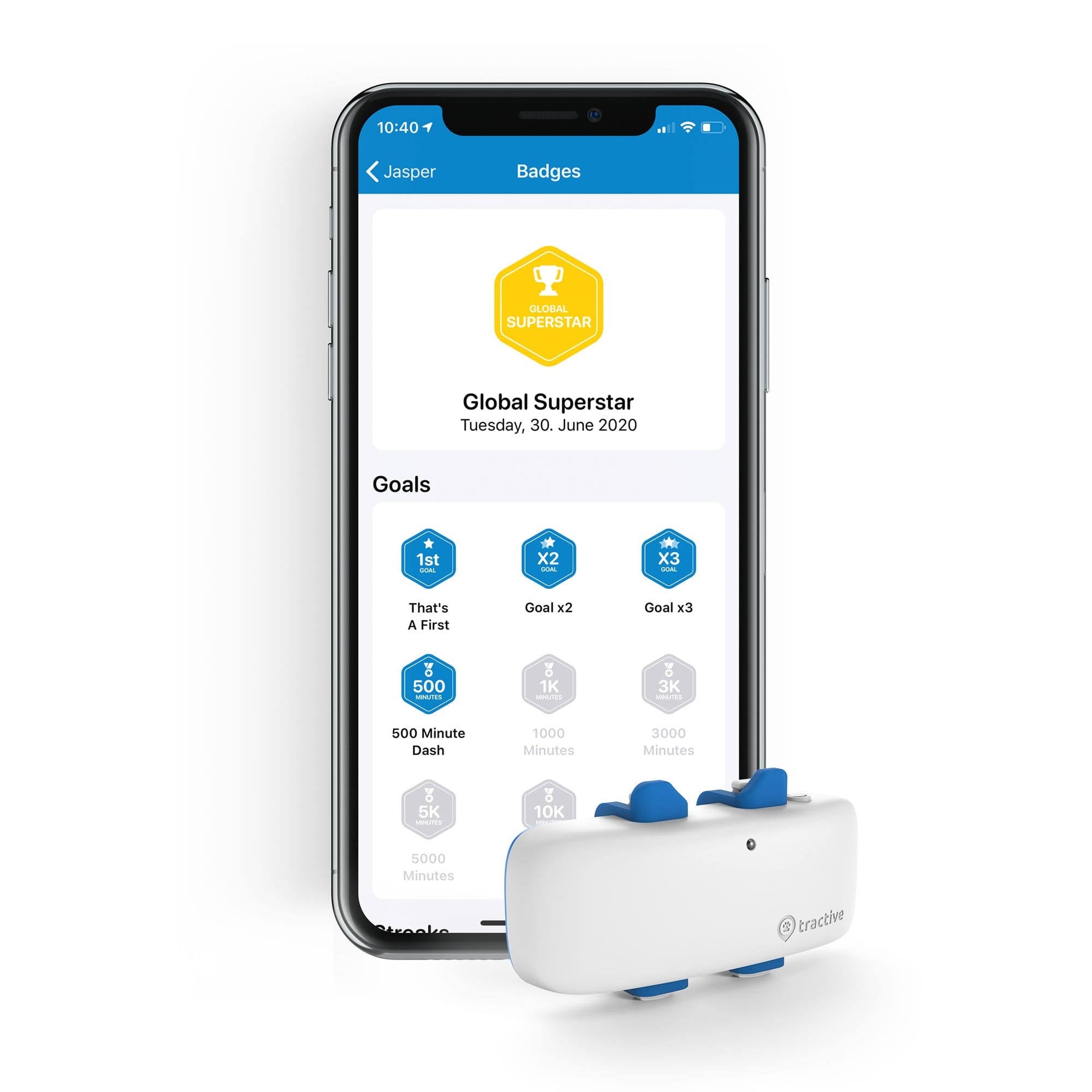 Tractive - GPS DOG 4 - Dog GPS Tracker and Activity Monitor