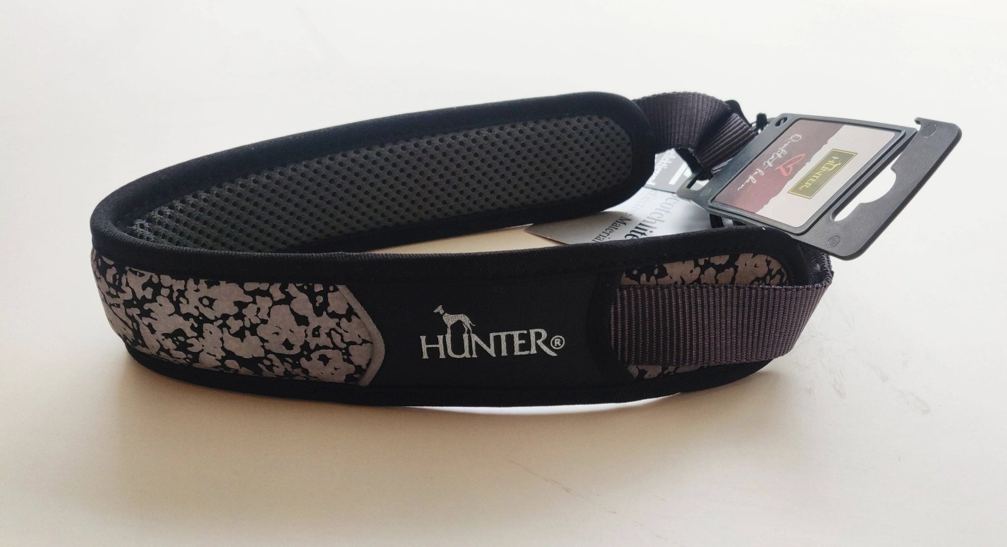 Hunter - Collar Divo Reflect XL, Black/Grey - (68967)