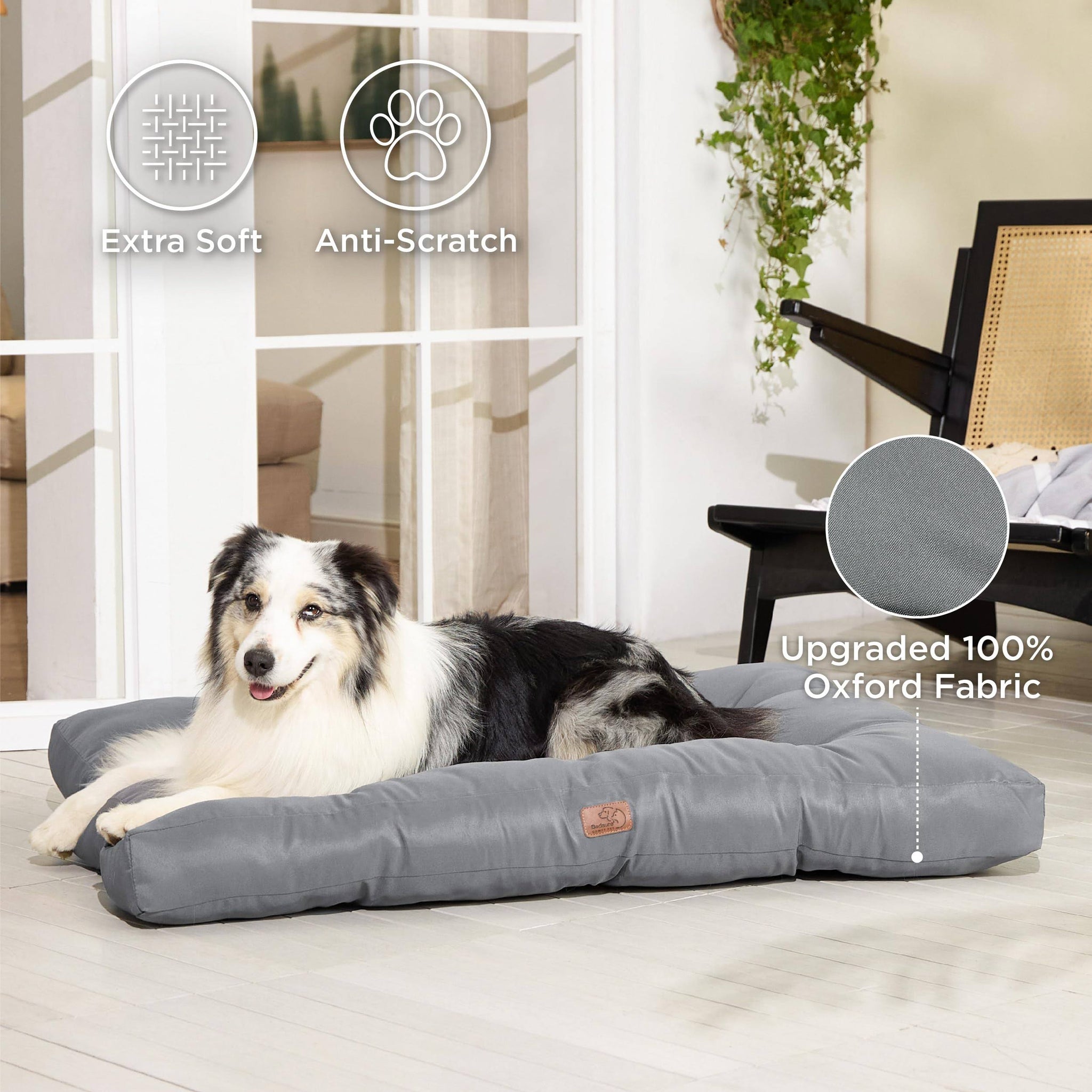 Bedsure Waterproof Dog Bed Extra Large - Washable XXL Dog Bed Mattress For Large