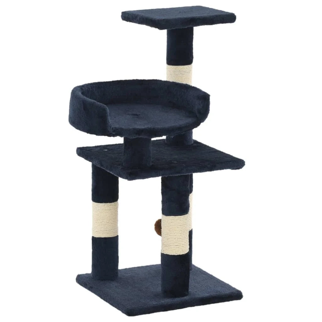 vidaXL Cat Tree with Sisal Scratching Posts 65 cm Beige