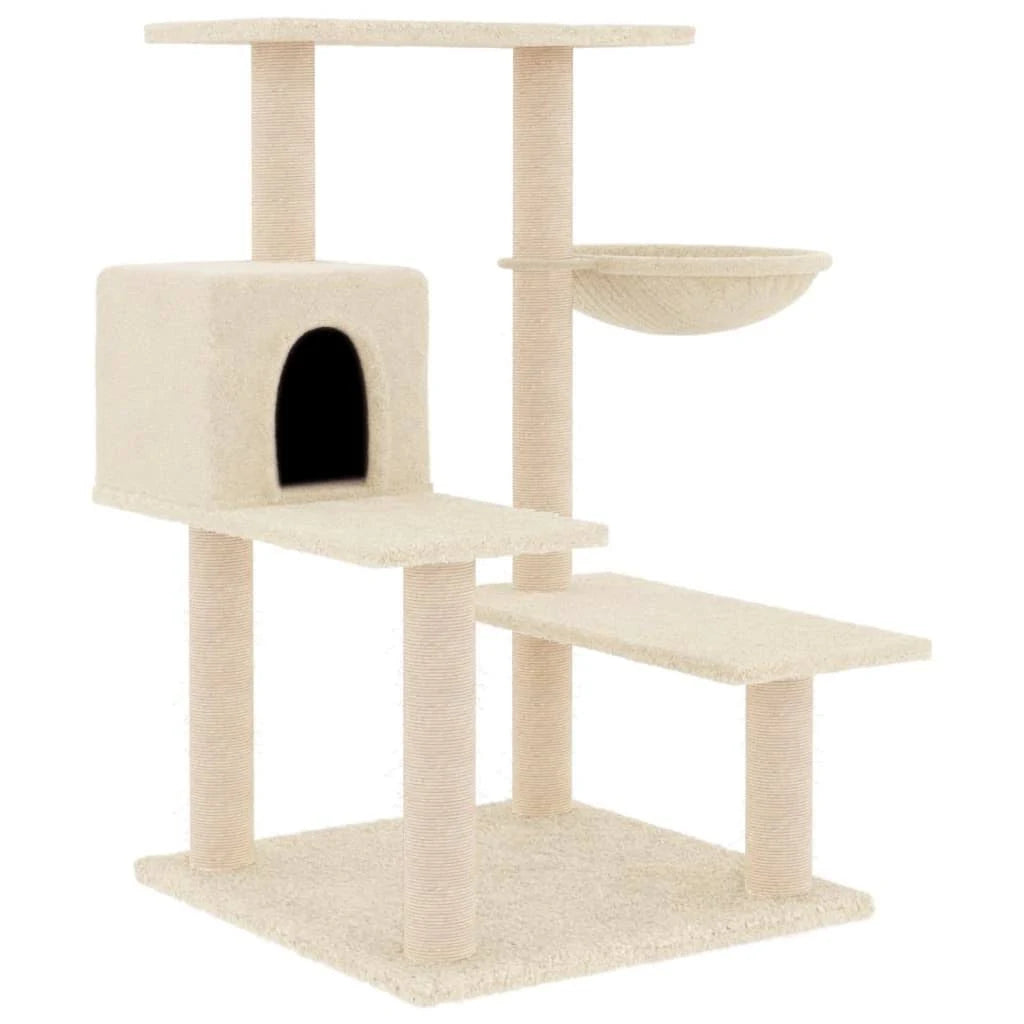 vidaXL Cat Tree with Sisal Scratching Posts Dark Grey 82.5 cm