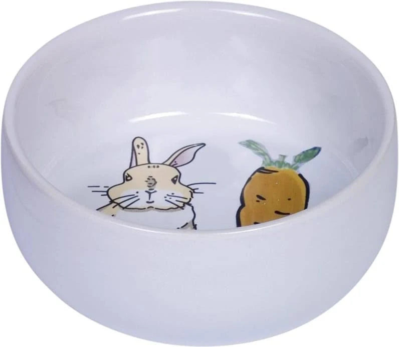 Ceramic Rodent Feeder Nobby Pet Carrot Plus