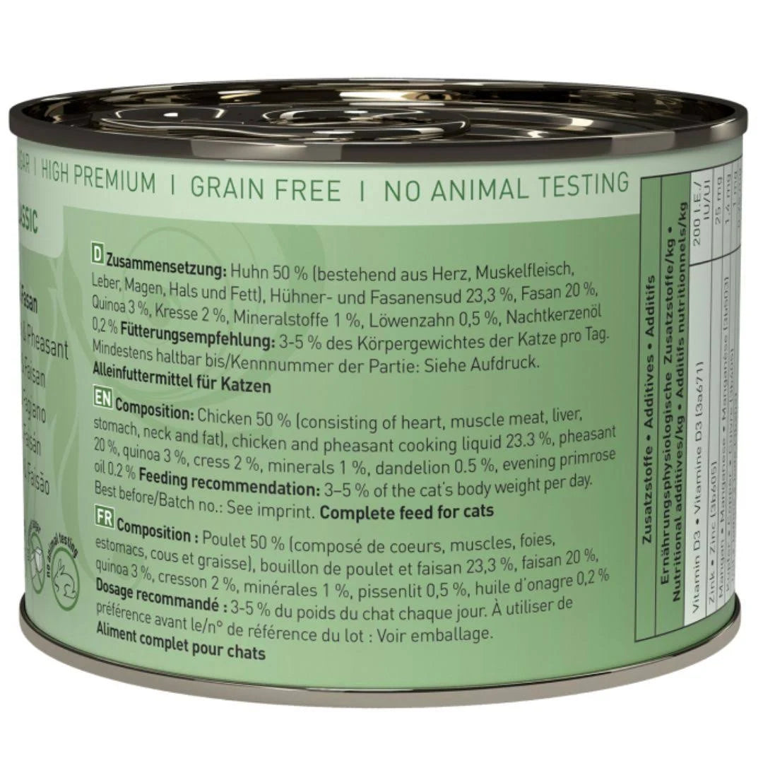 Catz Finefood Can 6 x 200g - Chicken & Pheasant