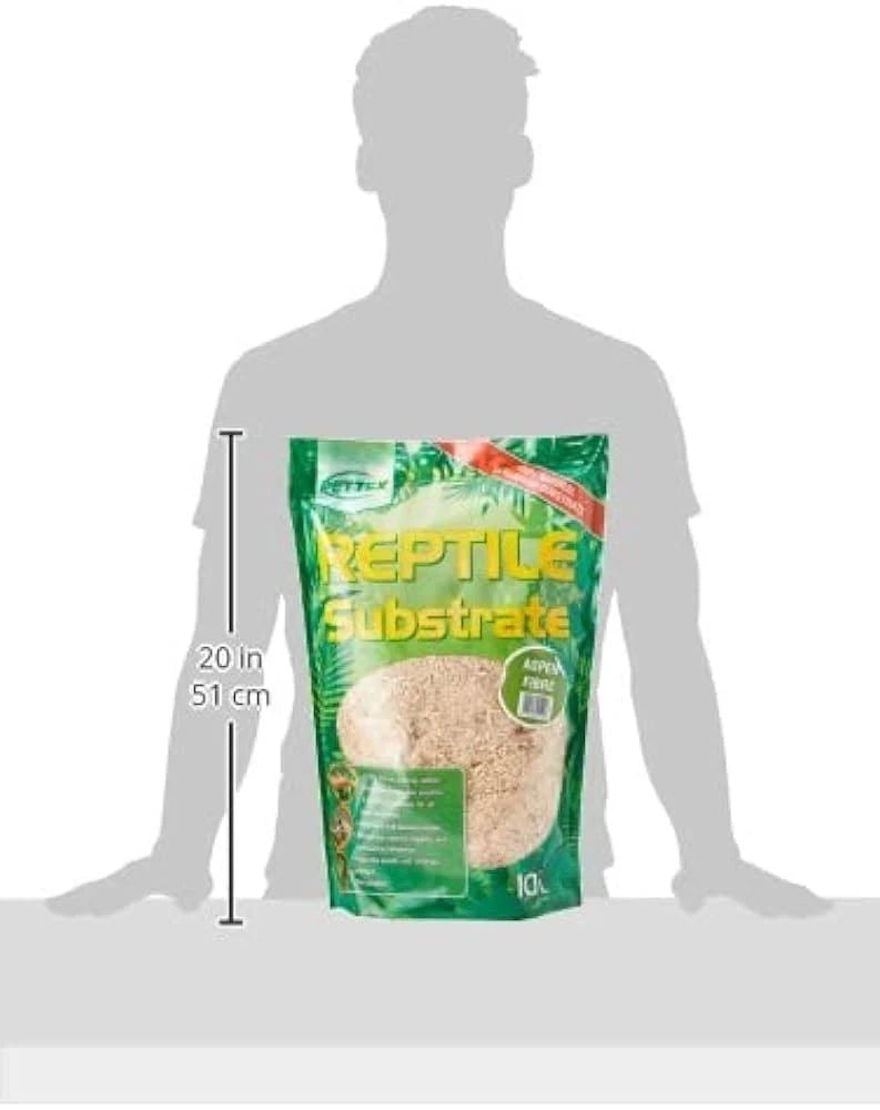 Pettex - Reptile Substrate Aspen Fibre - 10 Litre