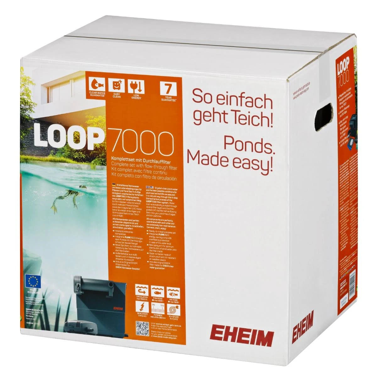 Eheim Loop 7000 Pond Filter UVC & Pump Set