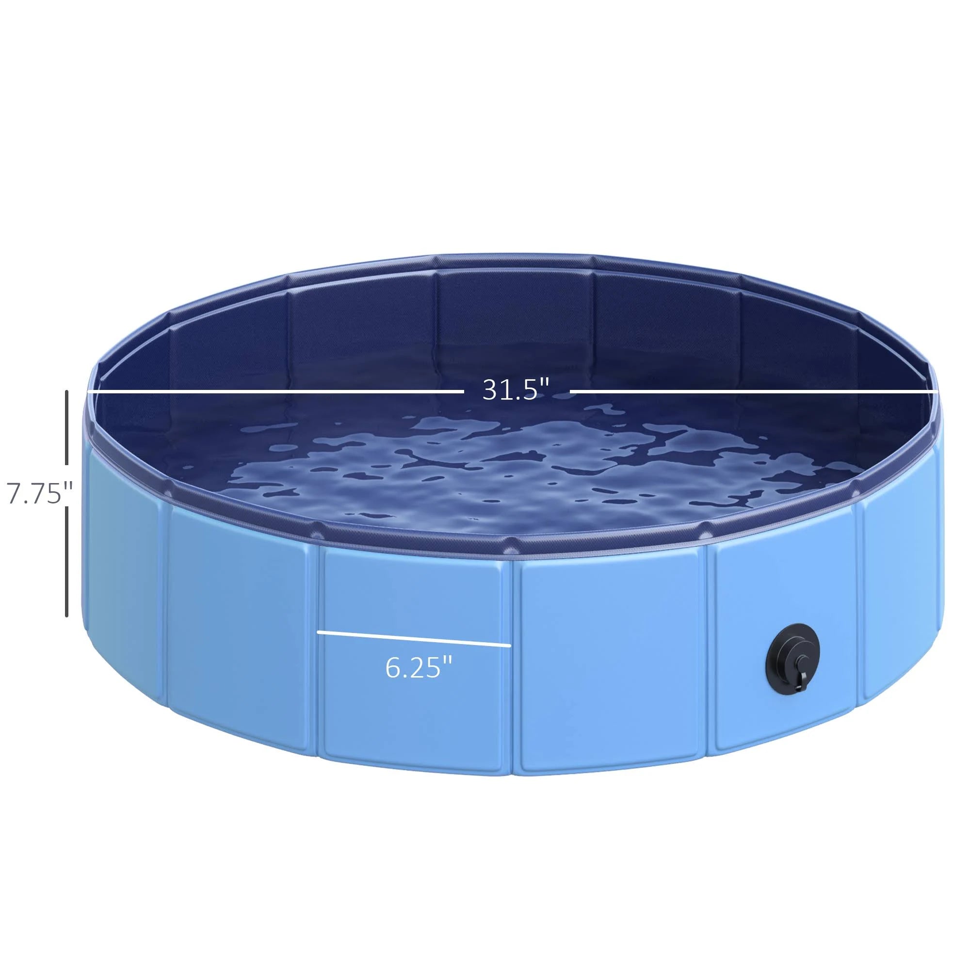 PawHut Pet Swimming Pool - Blue / 80cm