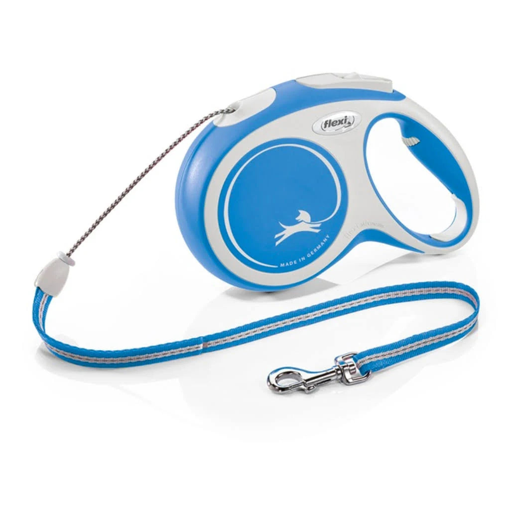 Flexi Comfort Cord Dog Lead 5M Blue