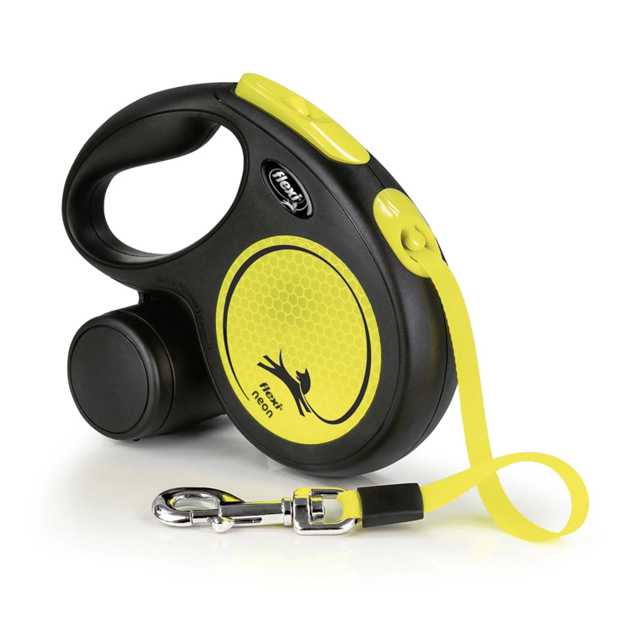 Flexi New Neon Small Tape Lead - Yellow / 5M