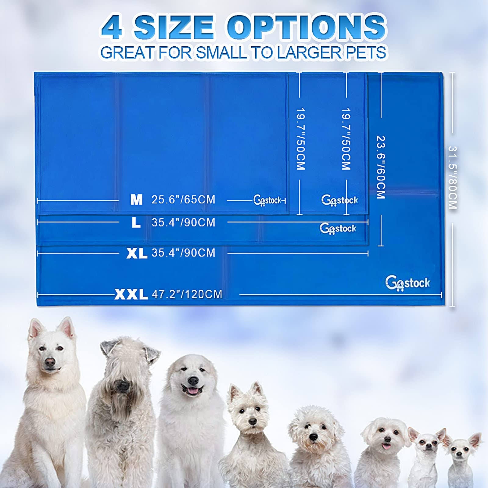 Cooling Mat For Dogs Pet Cooling Mat Non-Toxic Gel Self Cooling Pad For Dogs