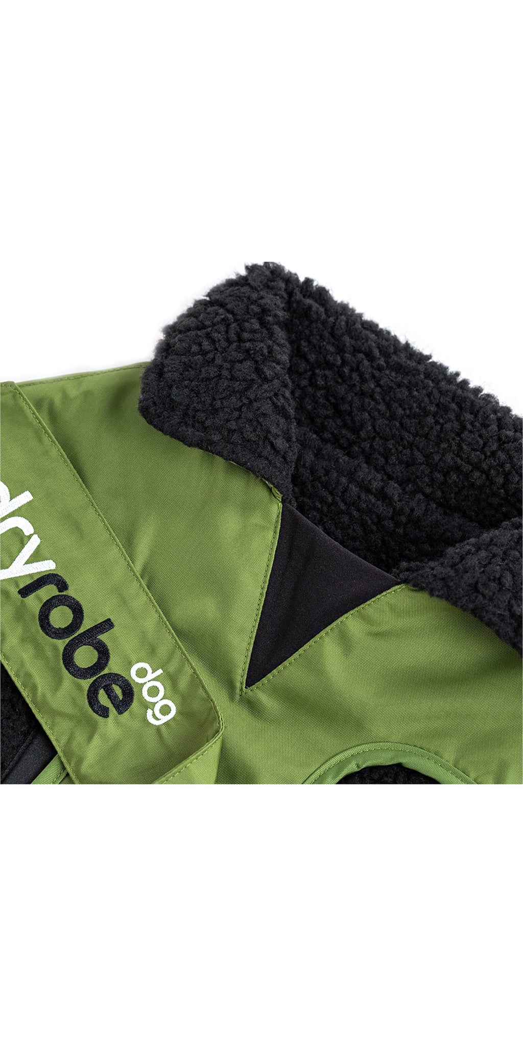 Dryrobe Dark Green & Black Dog Coat