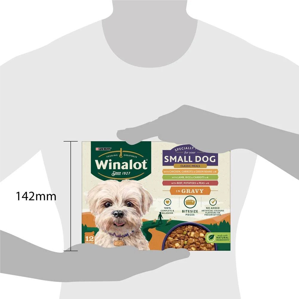 Winalot Small Dog Food Mixed in Gravy - 12 x 100g